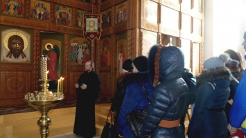 Экскурсия студентов в кафедральном соборе