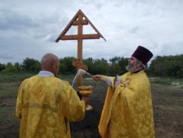 Освящение поклонного креста в Южно-Подольской домовой церкви