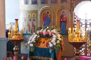 Вербное воскресенье в Калачинской епархии