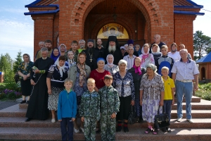 Воскресная Литургия в Муромцево