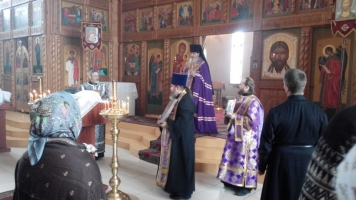 Прощеное воскресенье в Воскресенском соборе города Калачинска